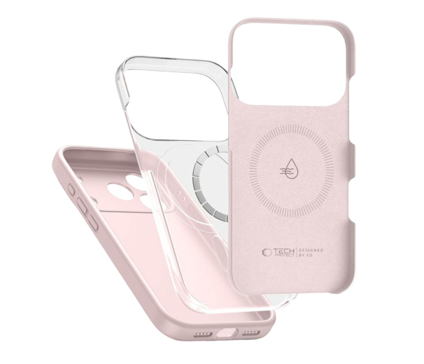 TECH-PROTECT Silicone Magsafe do Iphone 17 Pro Max Pink Pearl 5906302330249 - 1359717 - zdjęcie 2